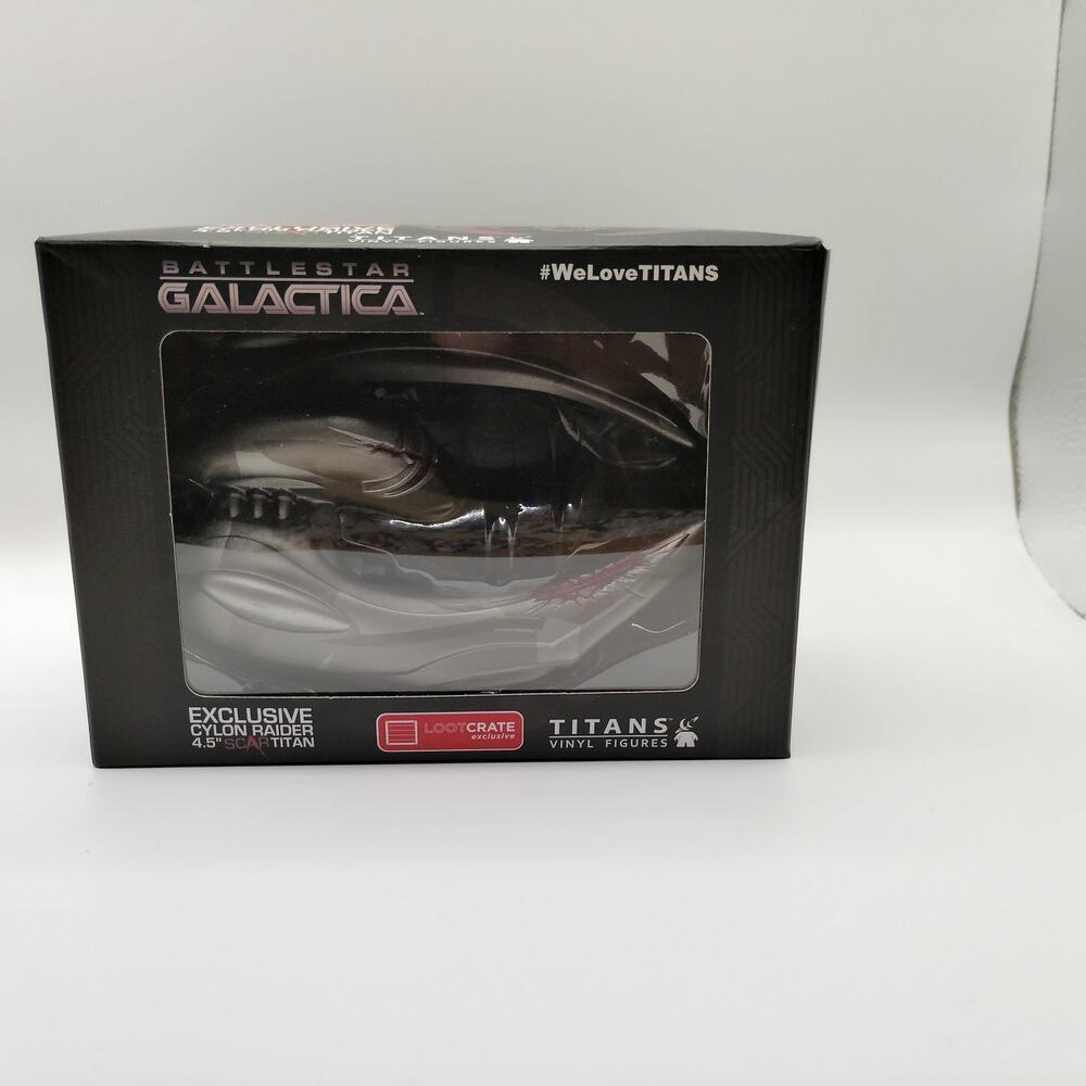 Battlestar Galactica Cylon Raider Scar 4.5" Titan Vinyl Loot Crate Exclusive